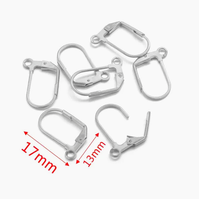 Kait Anting Emas Lapis Perak 9 - Jewelry Making Silver ulasan dan harga