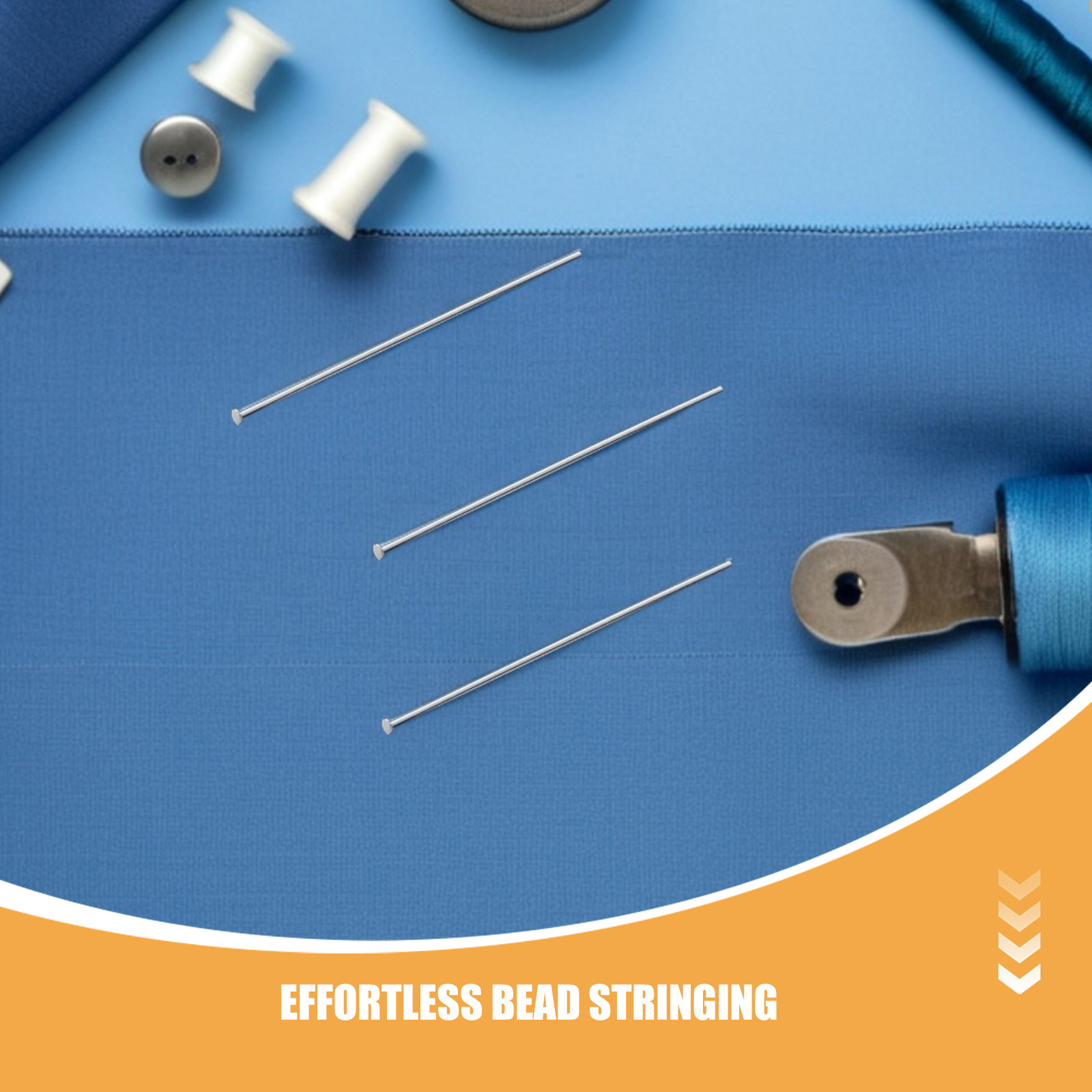 300 Buah Pin Kepala Datar Stai - Jewelry Making Head Pins ulasan dan harga
