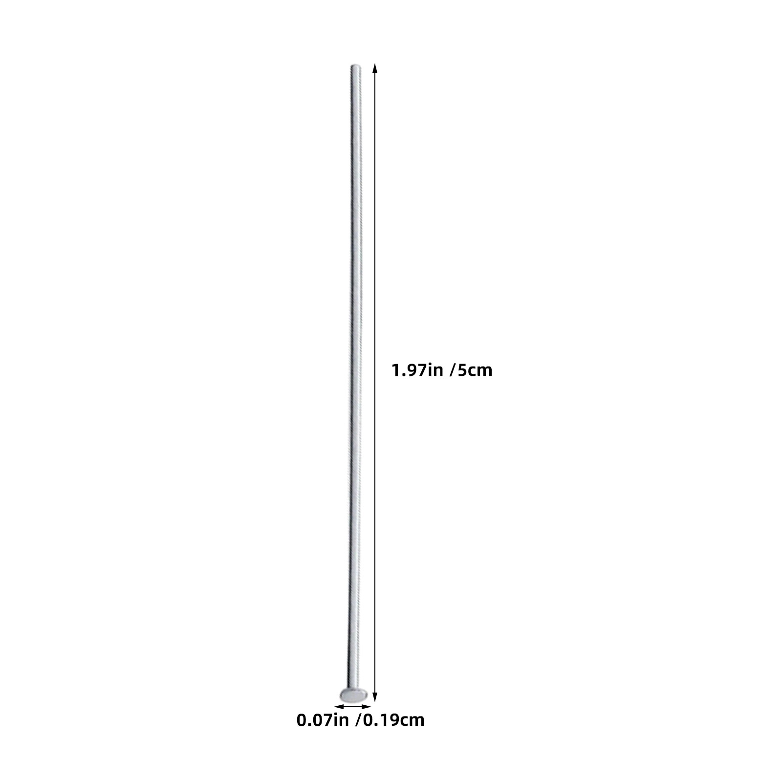 300 Buah Pin Kepala Datar Stai - Jewelry Making Head Pins ulasan dan harga