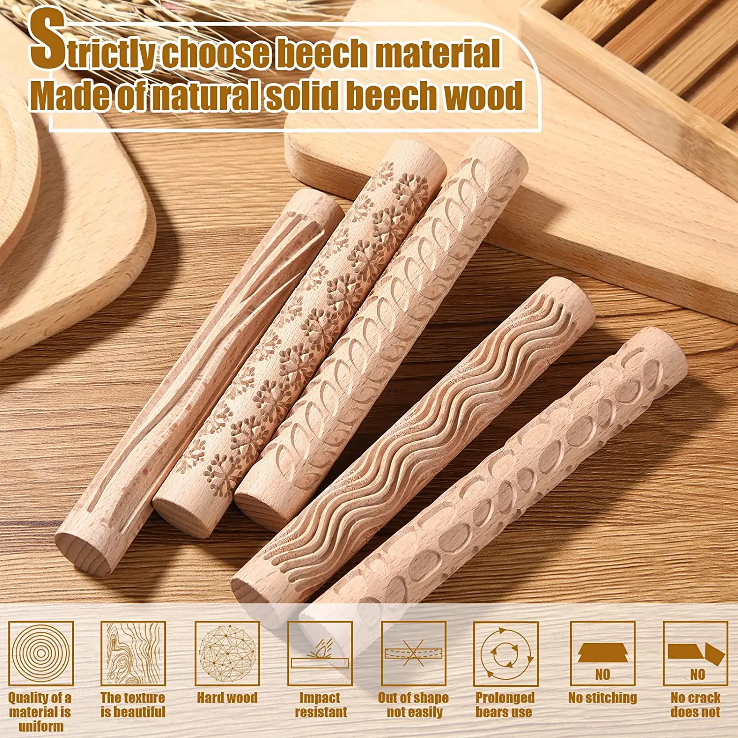 Polimer tanah liat Roller temb - Jewelry Making Pins ulasan dan harga