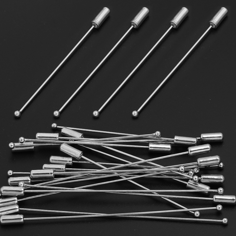 10pcs/lot 60/90cm Bros Peniti  - Jewelry Making Head Pins ulasan dan harga