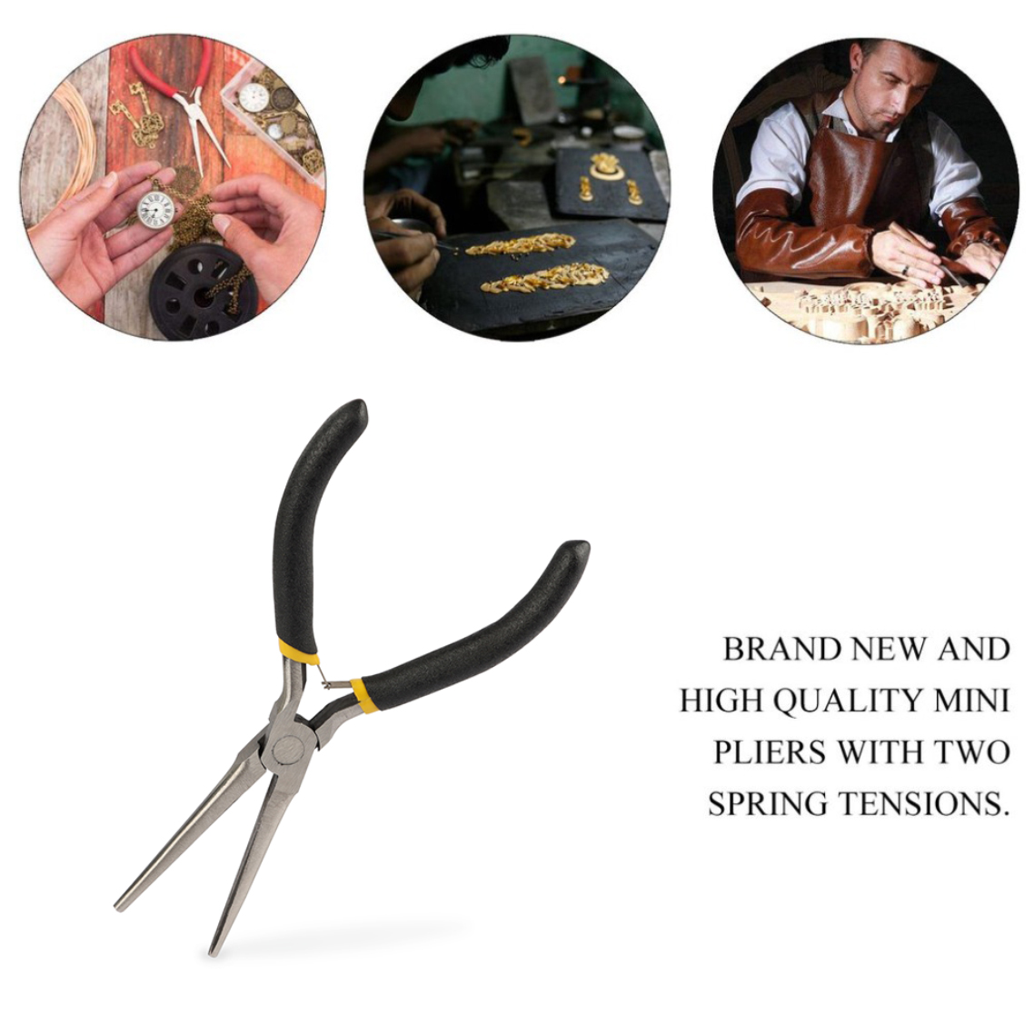 Tang Hidung Jarum Mini Baja Ka - Jewelry Making Pliers ulasan dan harga