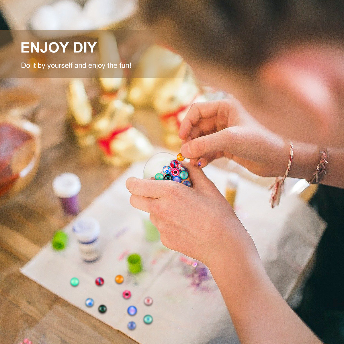 Ubin Cermin untuk Kerajinan, P - Jewelry Making For Adults ulasan dan harga