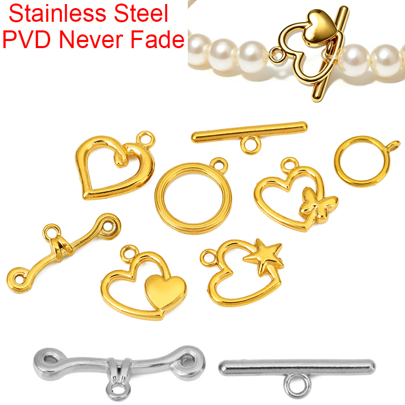 5 Set Kait Pengait Gelang Baja - Jewelry Making Pins ulasan dan harga