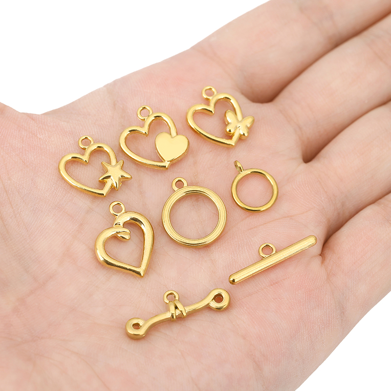5 Set Kait Pengait Gelang Baja - Jewelry Making Pins ulasan dan harga