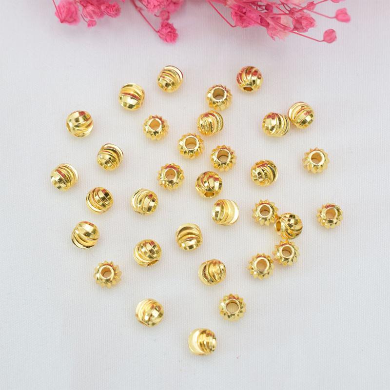 Manik-Manik Spacer Berlapis Em - Jewelry Making Ideas With Beads ulasan dan harga