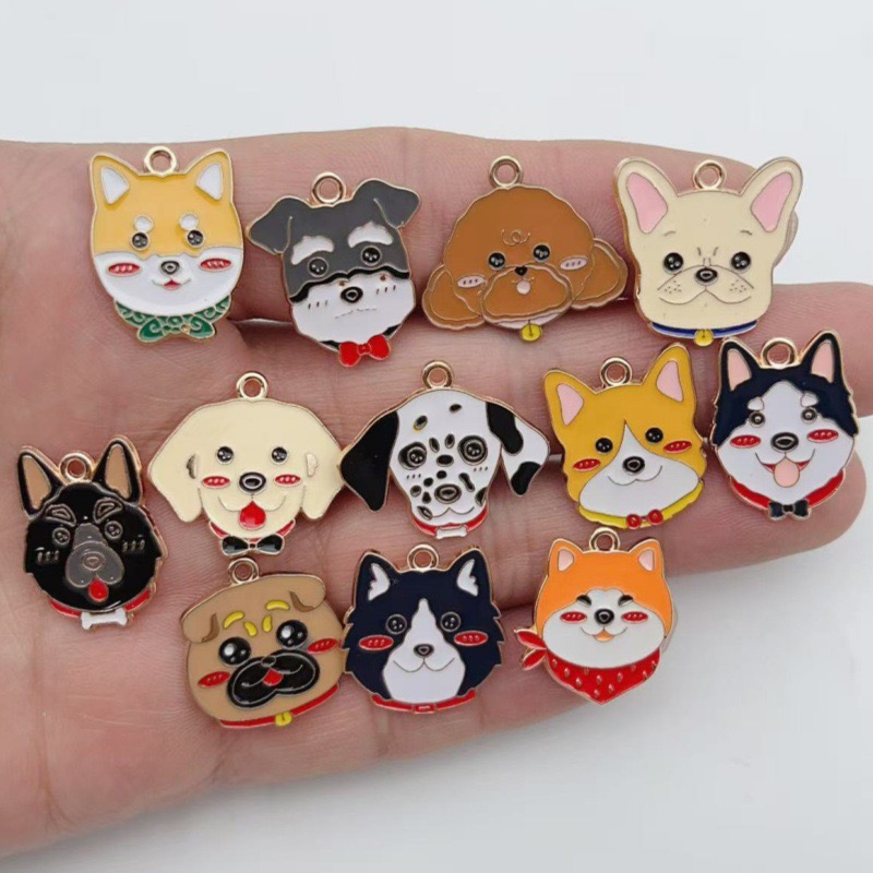 12 buah liontin tetesan minyak - Jewelry Making Pendants ulasan dan harga