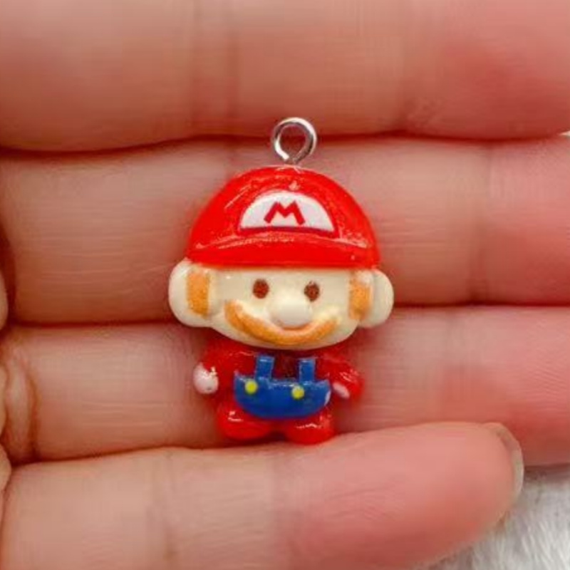 10 buah liontin kartun resin,  - Jewelry Making Pendants ulasan dan harga
