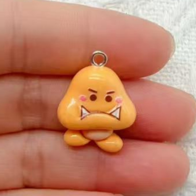 10 buah liontin kartun resin,  - Jewelry Making Pendants ulasan dan harga