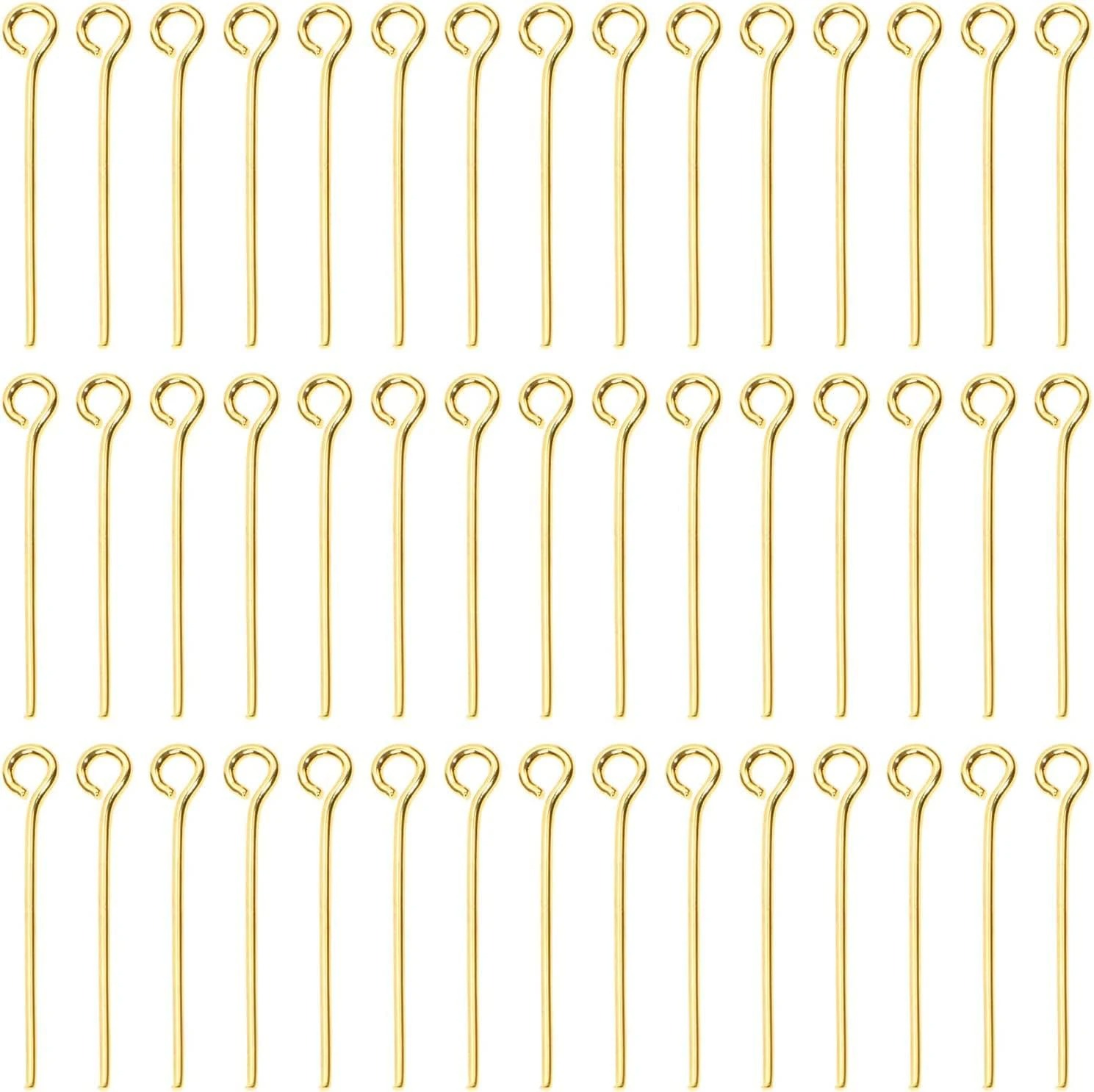 200PCS 16 20 30mm Mini Metal W - Jewelry Making Head Pins ulasan dan harga