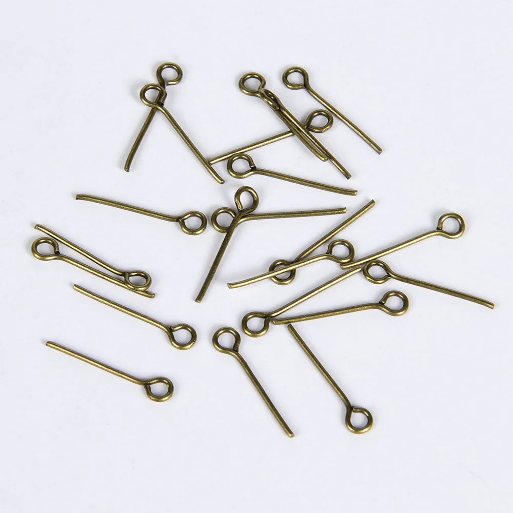 200PCS 16 20 30mm Mini Metal W - Jewelry Making Head Pins ulasan dan harga