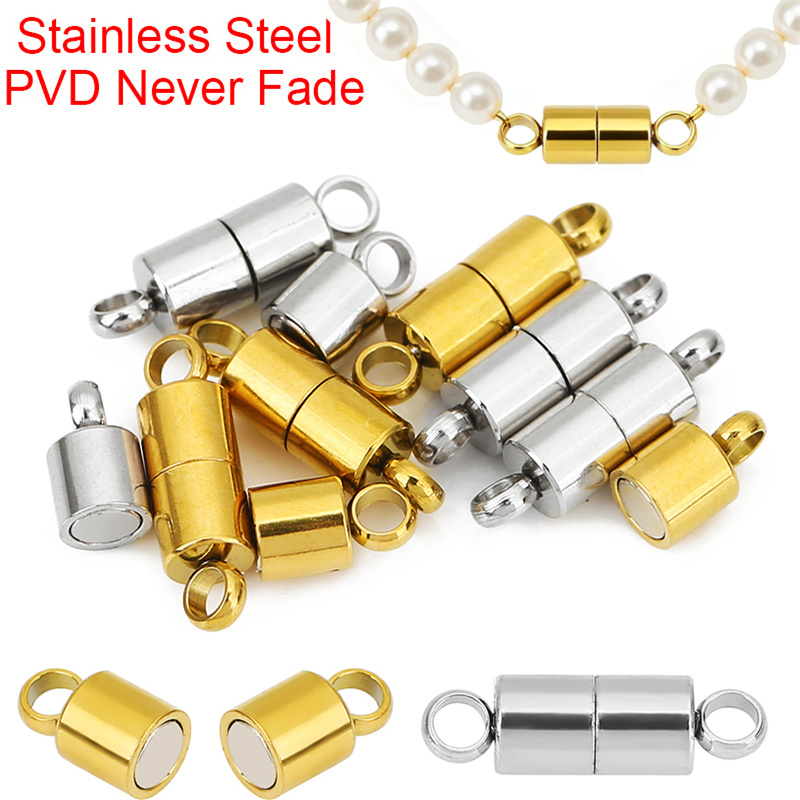 2 Buah Kait Magnetik Kalung Ba - Jewelry Making Findings ulasan dan harga