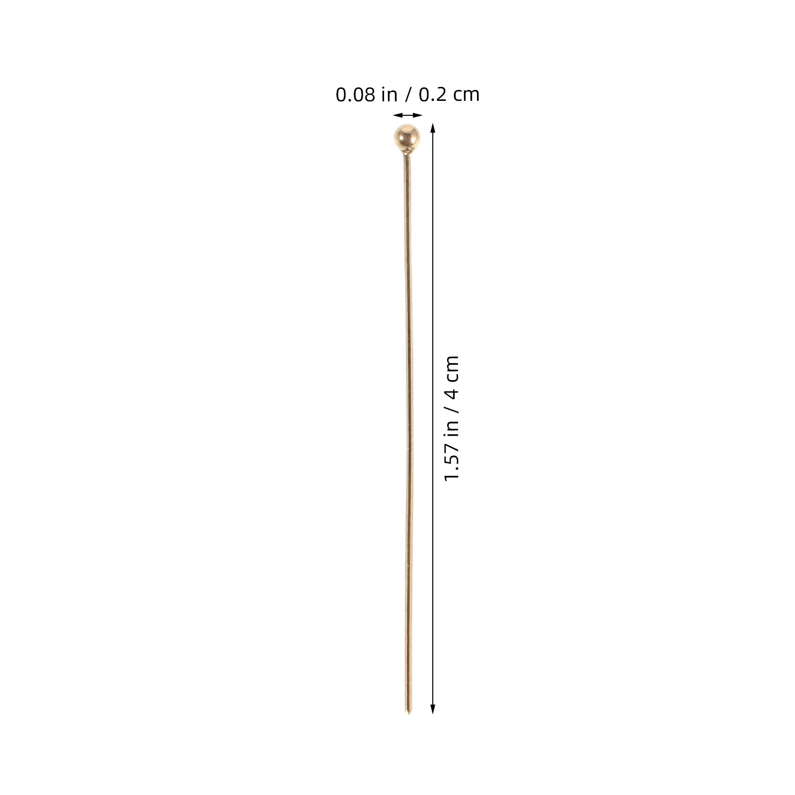 100 Buah Peniti Kepala Bola St - Jewelry Making Head Pins ulasan dan harga