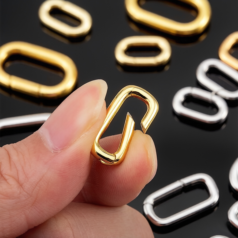 2pcs Pengait Kalung Oval Berla - Jewelry Making Findings ulasan dan harga