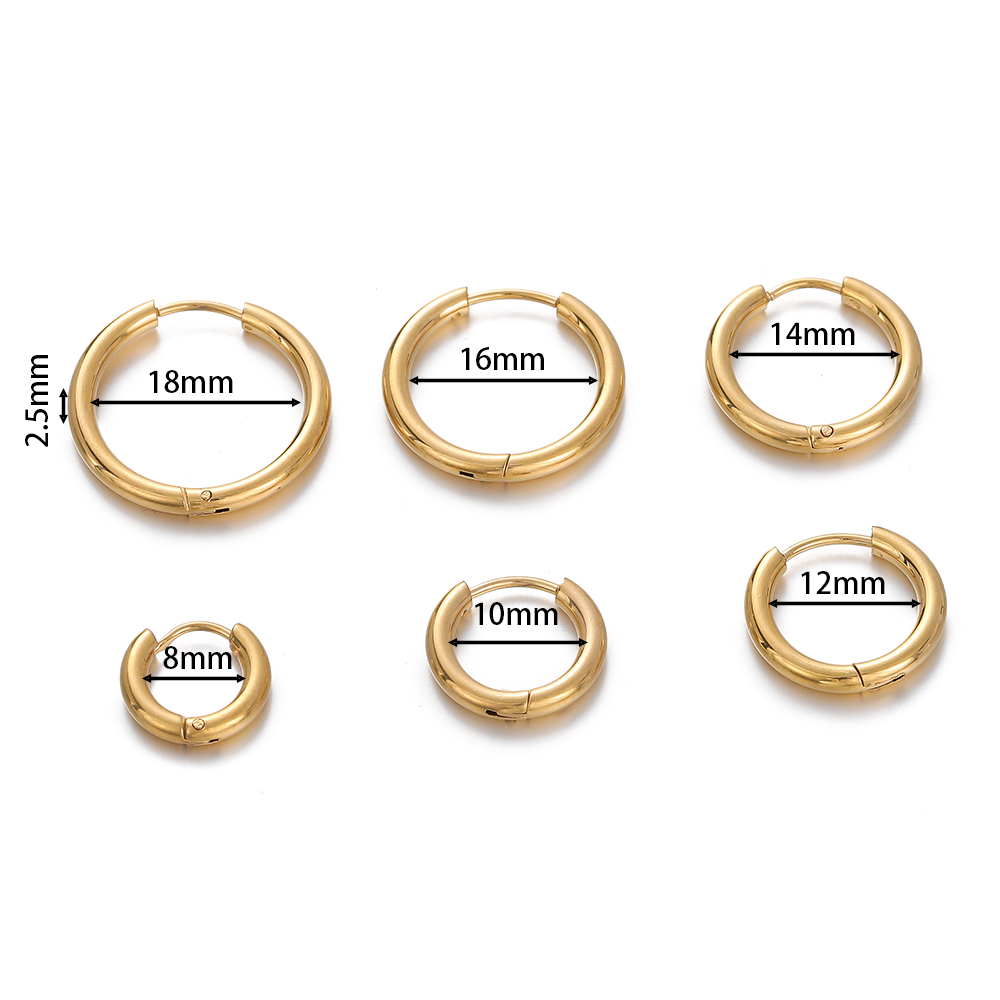 2 Buah 8/10/12/14/16/18Mm Anti - Jewelry Making For Adults ulasan dan harga