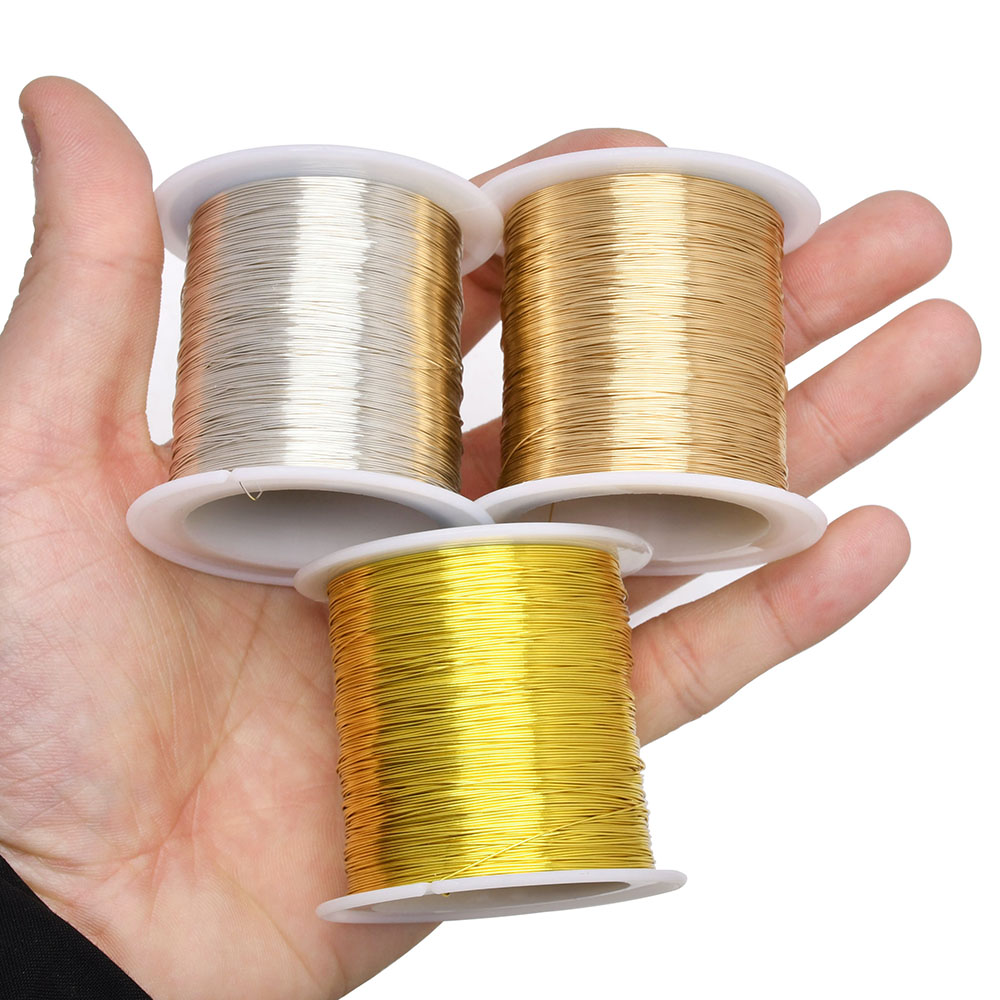 100M/328ft Kawat Baja Berlapis - Jewelry Making With Copper Wire ulasan dan harga