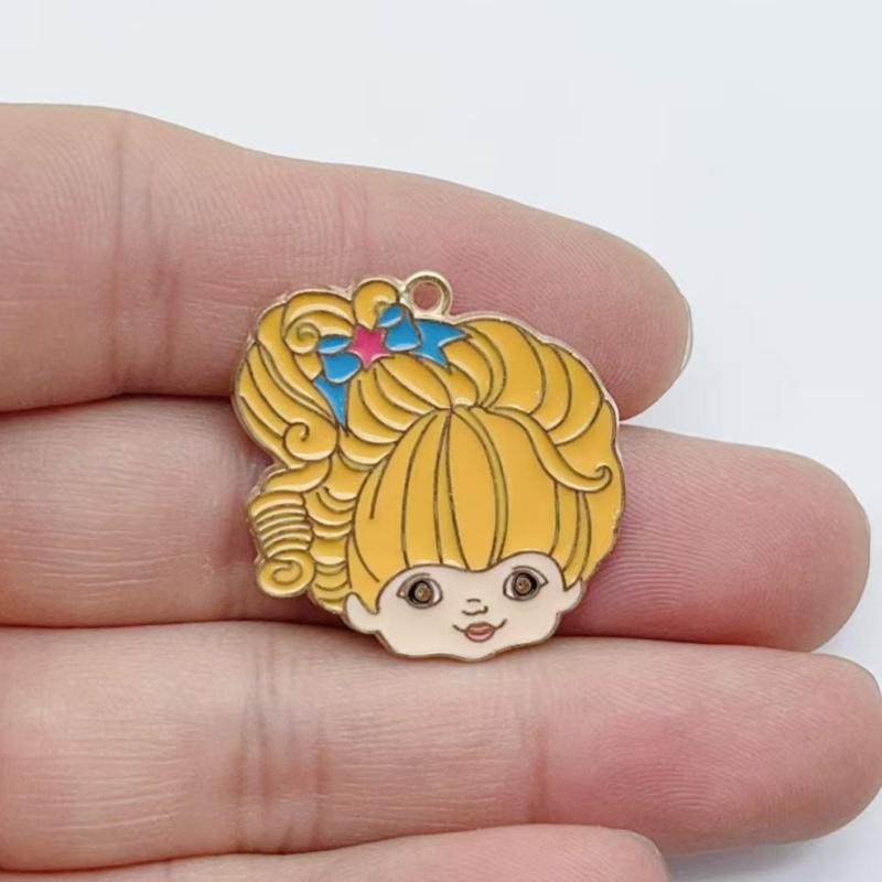 10 Buah Perhiasan Logam Enamel - Jewelry Making Pendants ulasan dan harga