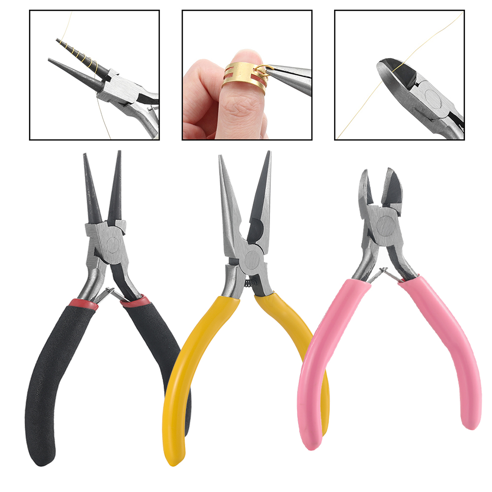 3 buah/Set 3 gaya tang perhias - Jewelry Making Pliers ulasan dan harga
